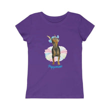 Load image into Gallery viewer, Pupperina Ballet Dog - Girls Princess Tee - Furbaby Flowers LLC