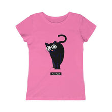 Load image into Gallery viewer, Purrfect Kitty - Girls Princess Tee - Furbaby Flowers LLC