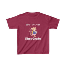 Load image into Gallery viewer, Ready to Crush First Grade- Cute Mouse, Kids tee - Furbaby Flowers LLC