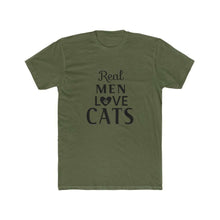 Load image into Gallery viewer, Real Men Love Cats Tee - Furbaby Flowers LLC