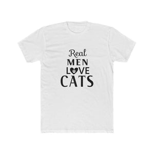 Real Men Love Cats Tee - Furbaby Flowers LLC