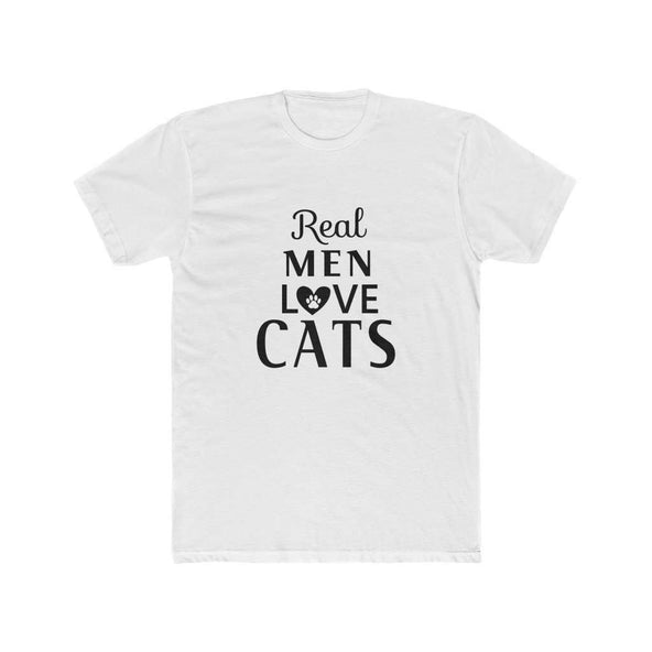 Real Men Love Cats Tee - Furbaby Flowers LLC