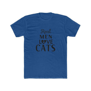 Real Men Love Cats Tee - Furbaby Flowers LLC