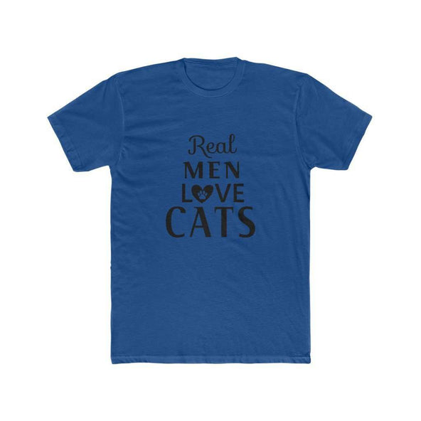 Real Men Love Cats Tee - Furbaby Flowers LLC