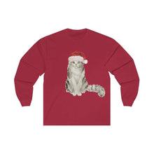 Load image into Gallery viewer, Santa Paws Ragamuffin Long Sleeve Tee - Furbaby Flowers LLC