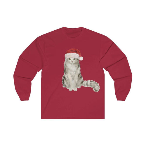 Santa Paws Ragamuffin Long Sleeve Tee - Furbaby Flowers LLC