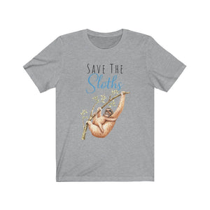 Save the Sloths, Short Sleeve Tee - Pink N Paw