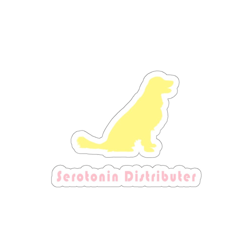 Serotonin Distributer- Kiss-Cut Stickers - Pink N Paw