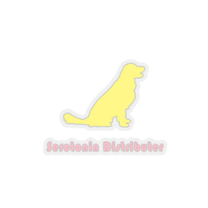 Serotonin Distributer- Kiss-Cut Stickers - Pink N Paw