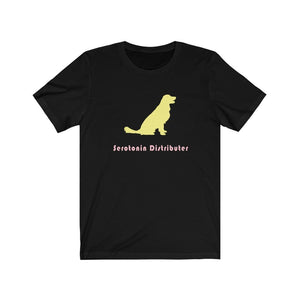 Serotonin Distributer - Unisex Jersey Short Sleeve Tee - Pink N Paw