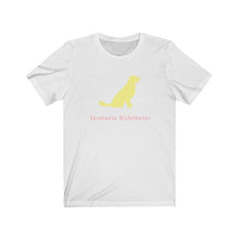 Load image into Gallery viewer, Serotonin Distributer - Unisex Jersey Short Sleeve Tee - Pink N Paw