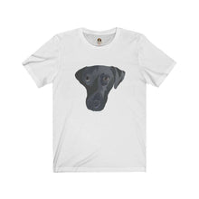 Load image into Gallery viewer, Simba Black Lab - Short Sleeve Tee - Furbaby Flowers LLC