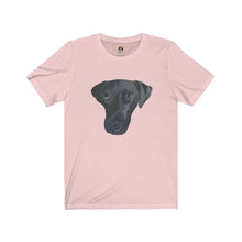 Load image into Gallery viewer, Simba Black Lab - Short Sleeve Tee - Furbaby Flowers LLC