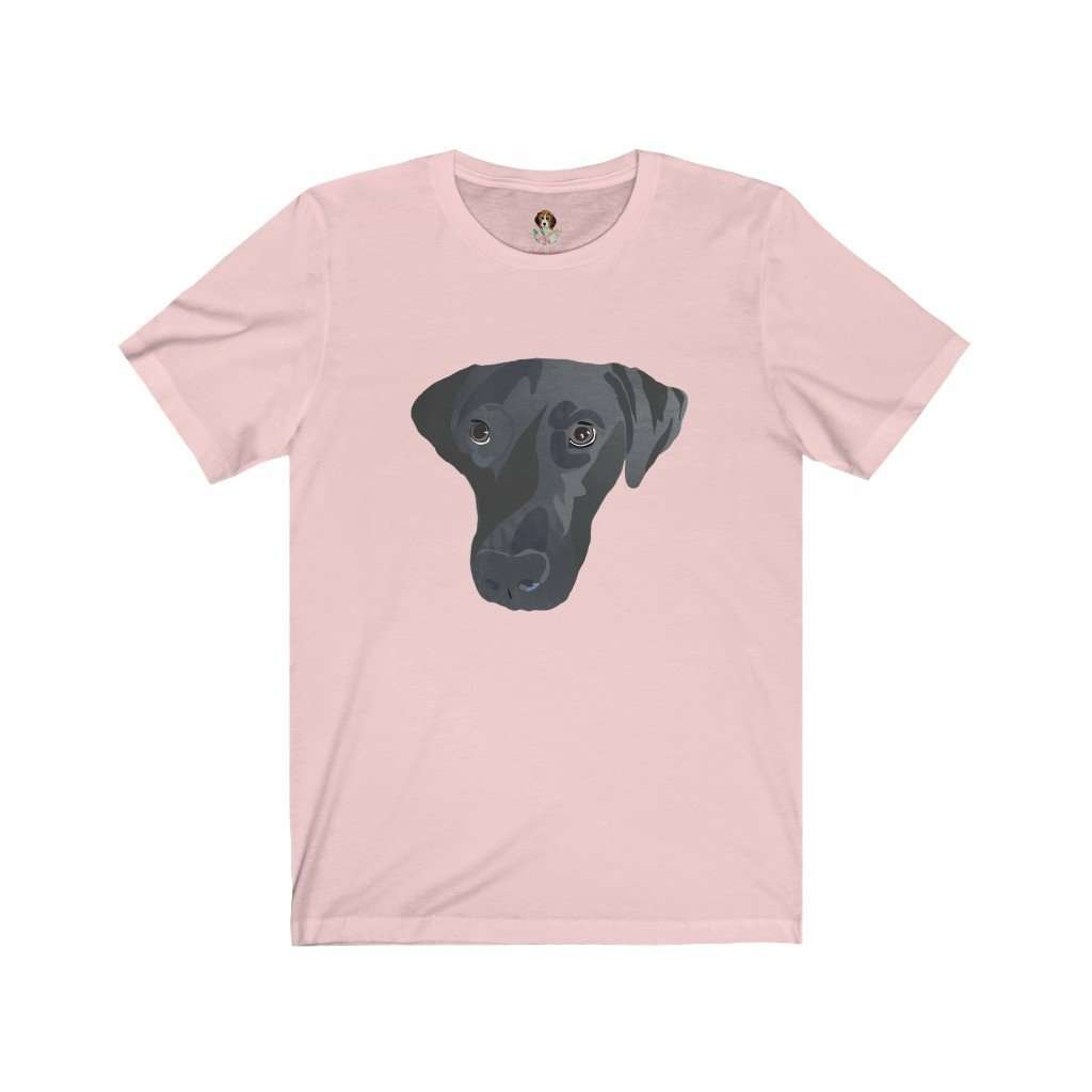 Simba Black Lab - Short Sleeve Tee - Furbaby Flowers LLC