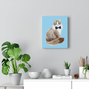 Sir Cat - Canvas Gallery Wrap - Pink N Paw