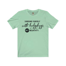 Load image into Gallery viewer, Surround yourself with hedghogs- Short Sleeve Tee - Furbaby Flowers LLC