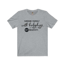 Load image into Gallery viewer, Surround yourself with hedghogs- Short Sleeve Tee - Furbaby Flowers LLC